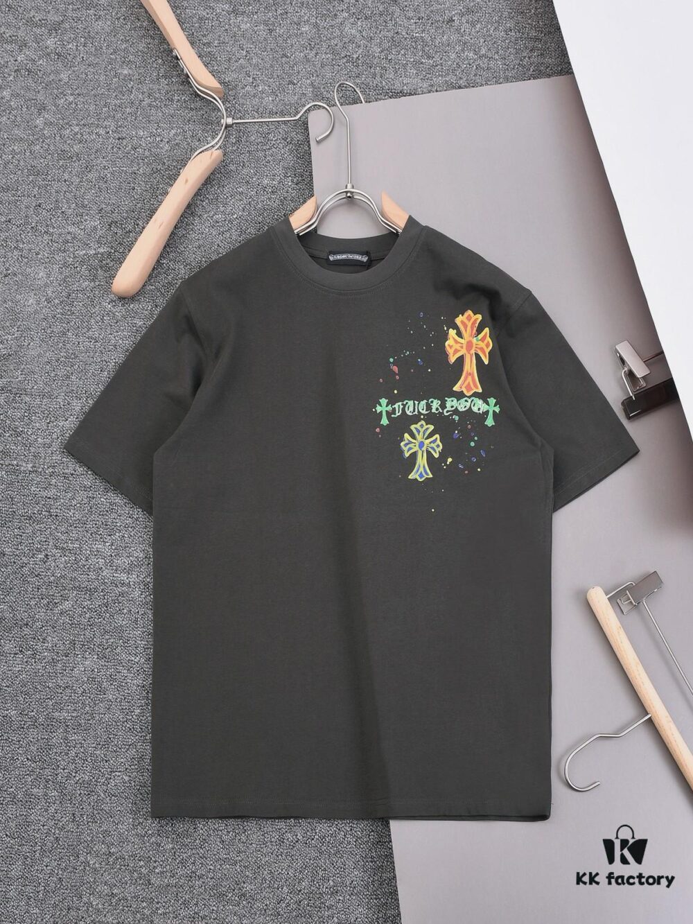 6931a36dccd8ab3d7af97a99 New Arrival 25S Crocodile Heart Digital Print T-Shirt, Heavyweight Washed Cotton Unisex Fashion Tee