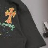 6931a36eccd8ab3d7af97a9c New Arrival 25S Crocodile Heart Digital Print T-Shirt, Heavyweight Washed Cotton Unisex Fashion Tee