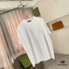 6931a370ccd8ab3d7af97abf CH Cro * 2025 Summer New Arrival Buddhist Mantra Horseshoe Cross, Intersecting Vacuum Embroidery Short Sleeve T-Shirt, Custom 300g Fabric, Unisex Design