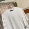6931a370ccd8ab3d7af97ac0 CH Cro * 2025 Summer New Arrival Buddhist Mantra Horseshoe Cross, Intersecting Vacuum Embroidery Short Sleeve T-Shirt, Custom 300g Fabric, Unisex Design