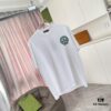 6931a370ccd8ab3d7af97ad0 CH Crochet 2025 Summer New Arrival Buddhist Scripture Cross and Horseshoe Print Short Sleeve T-Shirt Custom 300g Fabric Unisex