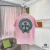 6931a371ccd8ab3d7af97add CH Crochet 2025 Summer New Arrival Buddhist Mantra Cross Horseshoe Print Short Sleeve T-Shirt Custom 300g Fabric Unisex