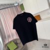 6931a372ccd8ab3d7af97af0 chクロ 2025 Summer New Arrival Buddhist Mantra Cross Horseshoe Print Short Sleeve T-Shirt Custom 300g Fabric Unisex