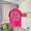 6931a373ccd8ab3d7af97afa chclothing 2025 Summer New Arrival Buddhist Cross and Horseshoe Print Short Sleeve T-Shirt Custom 300g Fabric Unisex