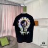 chクロ 2025 Summer New Arrival Buddhist Mantra Cross Horseshoe Print Short Sleeve T-Shirt Custom 300g Fabric Unisex