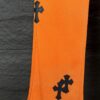 6931a37accd8ab3d7af97b5e Chrome Hearts 2025 New Limited Edition Bull Denim Pants with Cross Patch, Flared Washed Jeans