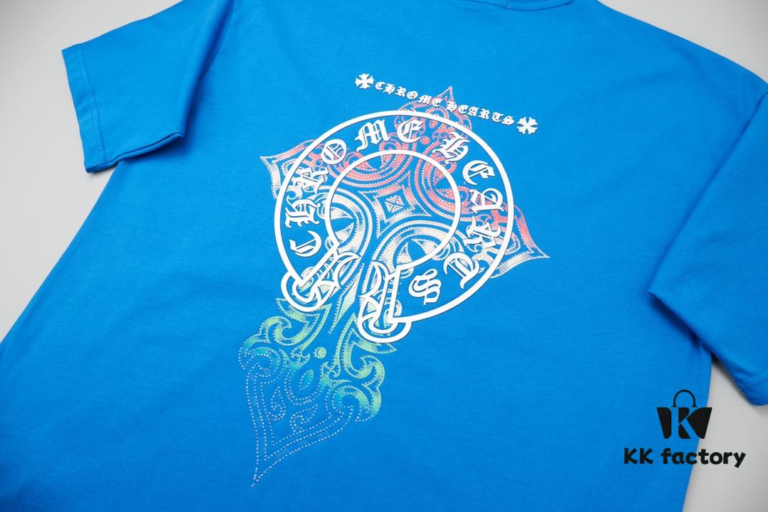6931a37accd8ab3d7af97b67 Ch*ome Hearte CH 25SS Early Spring New Arrival Silicone Print Rhinestone Short Sleeve T-Shirt