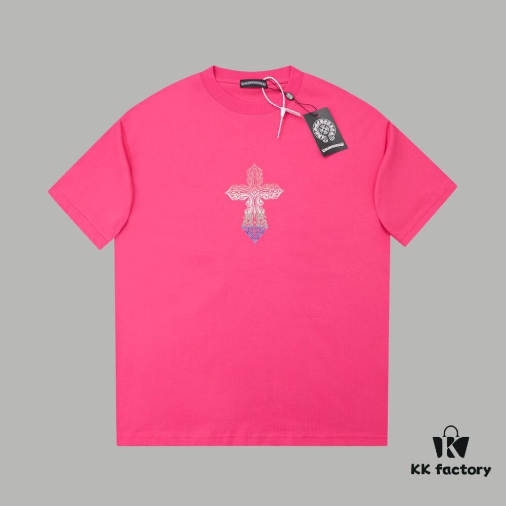 6931a37accd8ab3d7af97b6b Ch*ome Hearte CH 25SS Spring Collection New Arrival Silicone Print Rhinestone Short Sleeve T-Shirt