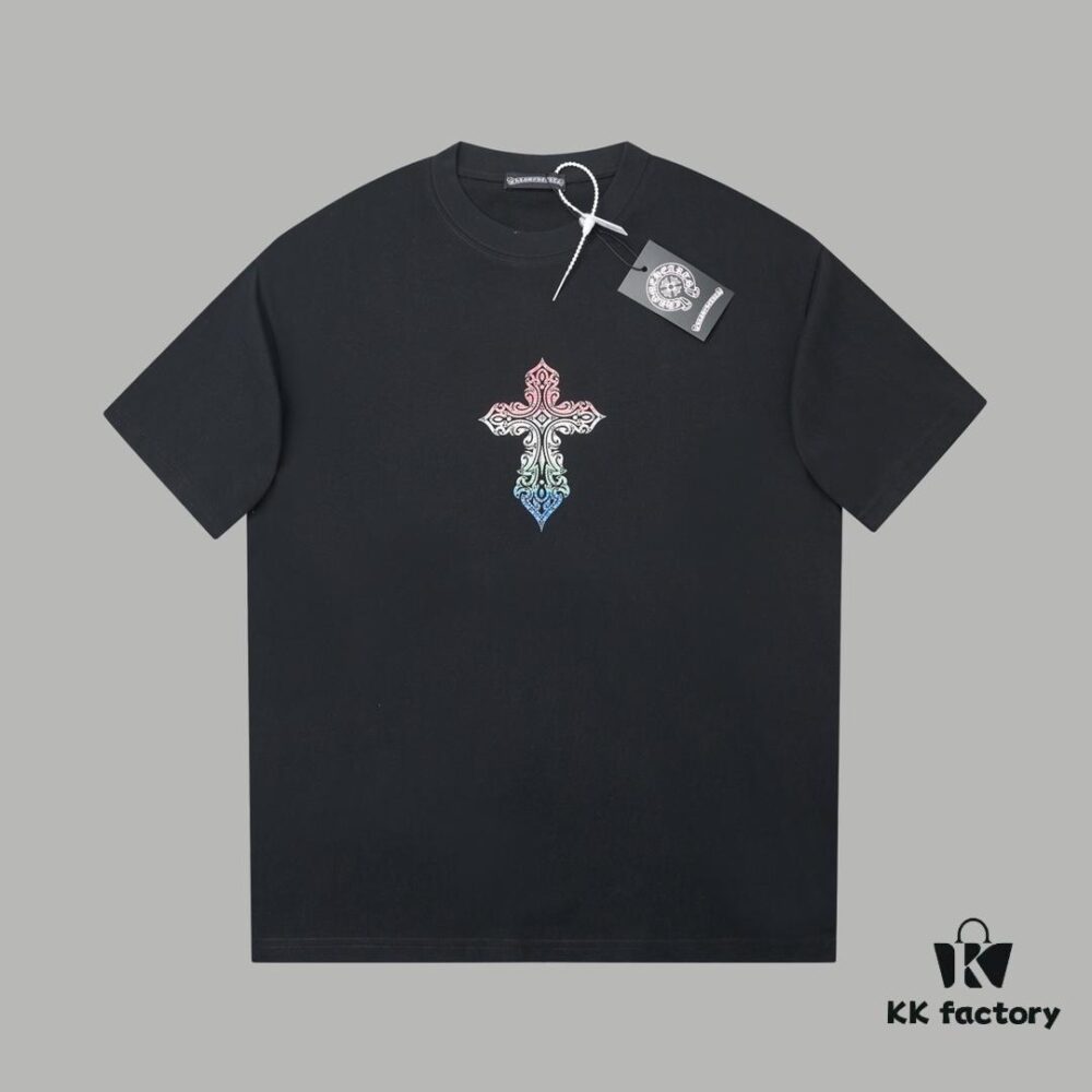 6931a37bccd8ab3d7af97b74 Ch*ome Hearte CH 25SS Early Spring New Arrival Silicone Print Rhinestone Short Sleeve T-Shirt