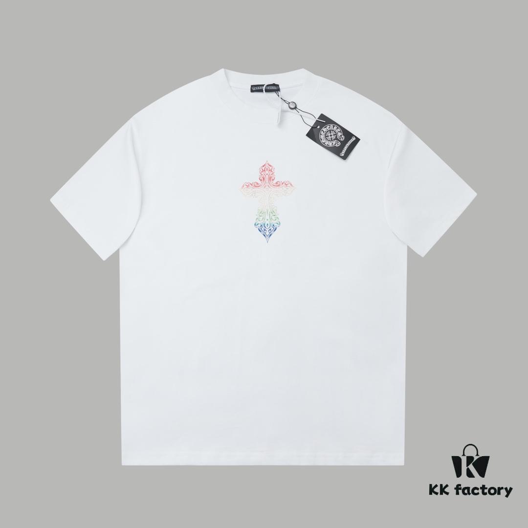 6931a37bccd8ab3d7af97b7d Ch*ome Hearte CH 25SS Early Spring New Arrival Silicone Print Rhinestone Short Sleeve T-Shirt