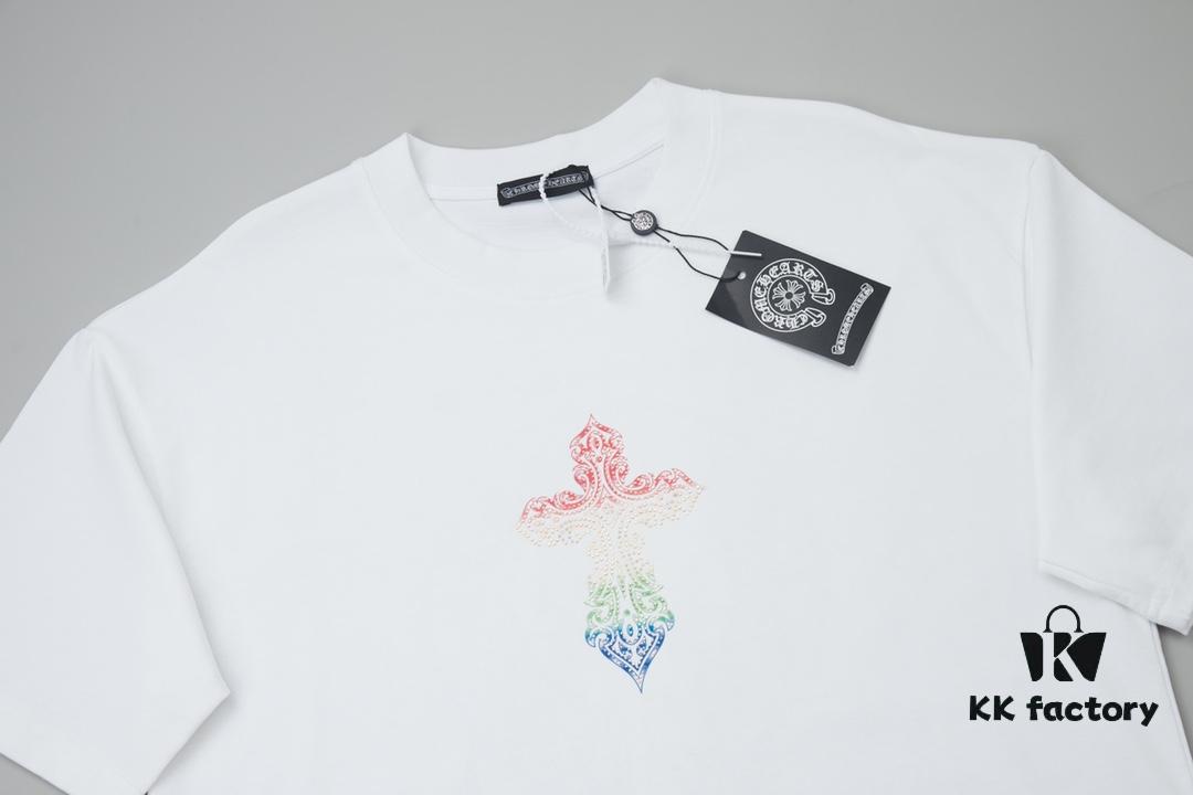 6931a37cccd8ab3d7af97b7f Ch*ome Hearte CH 25SS Early Spring New Arrival Silicone Print Rhinestone Short Sleeve T-Shirt