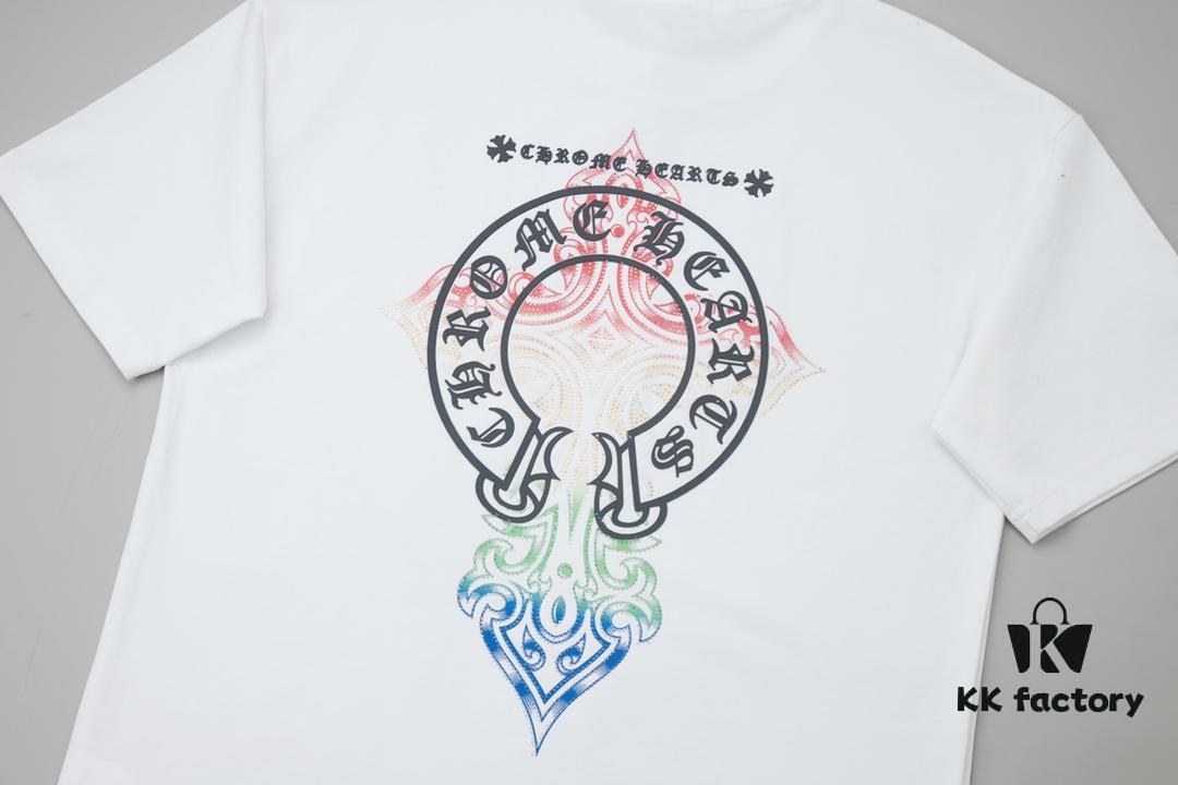 6931a37cccd8ab3d7af97b82 Ch*ome Hearte CH 25SS Early Spring New Arrival Silicone Print Rhinestone Short Sleeve T-Shirt