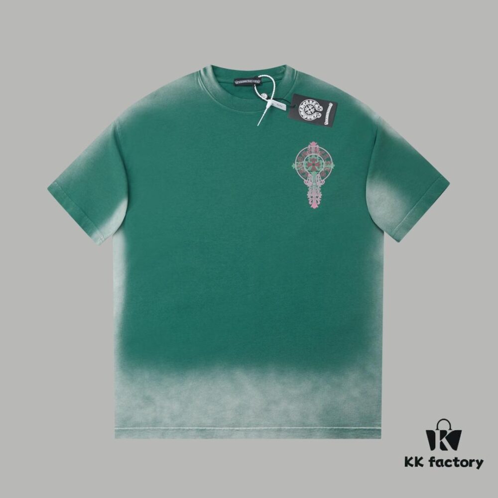 6931a37cccd8ab3d7af97b8f Chrome Hearts CH 25SS Spring/Summer New Arrival Cross Print Short Sleeve T-Shirt