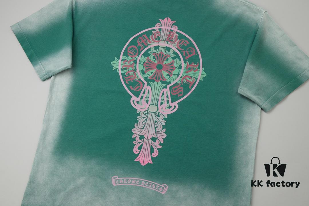 6931a37dccd8ab3d7af97b94 Chrome Hearts CH 25SS Spring/Summer New Arrival Cross Print Short Sleeve T-Shirt