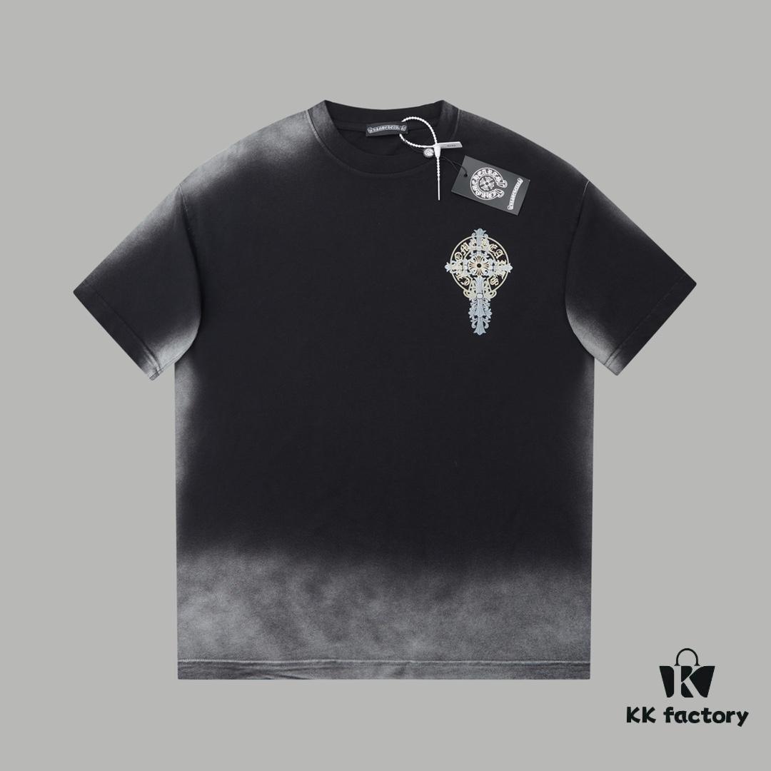 6931a37dccd8ab3d7af97b98 Chrome Hearts CH 25SS Spring Collection New Arrival Cross Print Short Sleeve T-Shirt