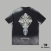 6931a37dccd8ab3d7af97b99 Chrome Hearts CH 25SS Spring Collection New Arrival Cross Print Short Sleeve T-Shirt
