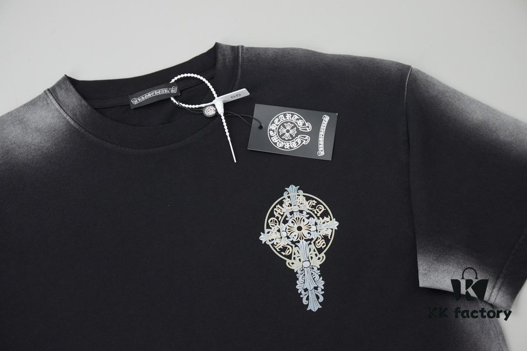 6931a37dccd8ab3d7af97b9a Chrome Hearts CH 25SS Spring Collection New Arrival Cross Print Short Sleeve T-Shirt