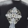 6931a37dccd8ab3d7af97b9e Chrome Hearts CH 25SS Spring Collection New Arrival Cross Print Short Sleeve T-Shirt