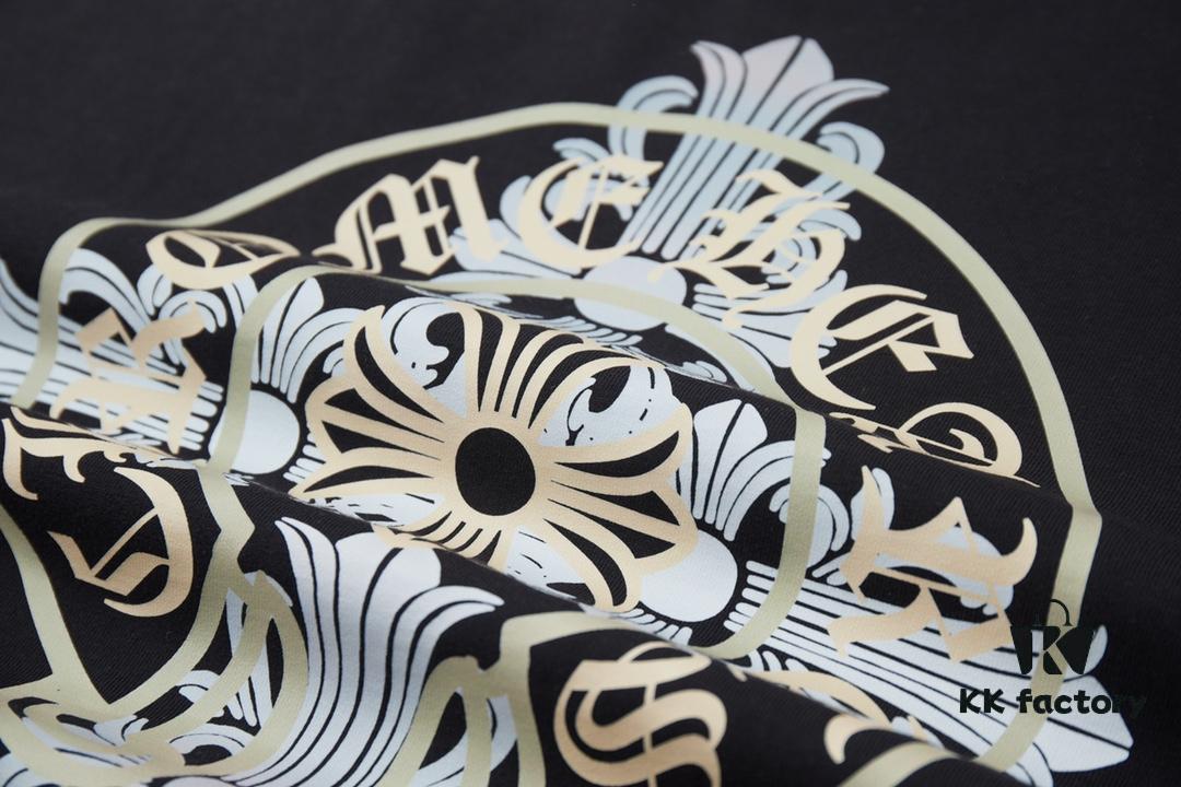 6931a37dccd8ab3d7af97b9f Chrome Hearts CH 25SS Spring Collection New Arrival Cross Print Short Sleeve T-Shirt