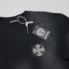6931a37eccd8ab3d7af97bac Chrome Hearts CH 25SS Spring New Arrival Rhinestone Embellished Short Sleeve T-Shirt