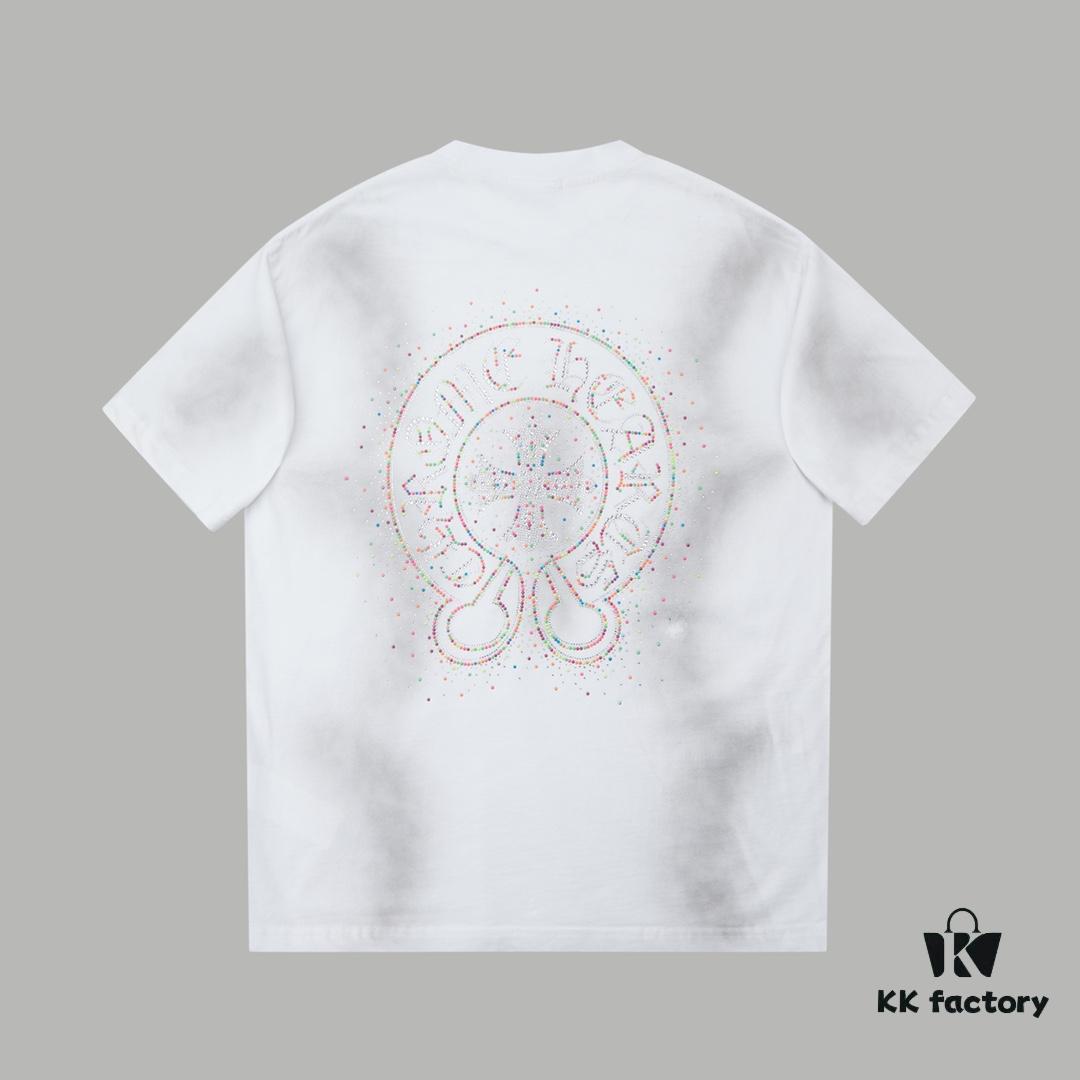 6931a37eccd8ab3d7af97bb4 Chrome Hearts CH 25SS Spring Collection Rhinestone Embellished Short Sleeve T-Shirt