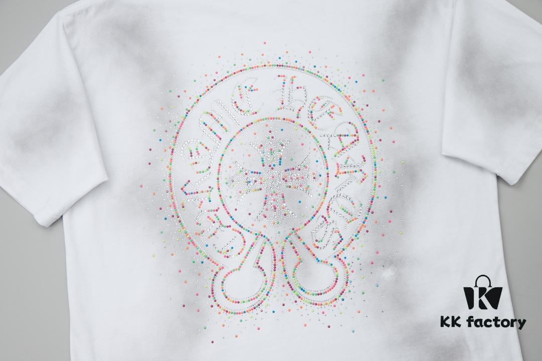 6931a37fccd8ab3d7af97bb9 Chrome Hearts CH 25SS Spring Collection Rhinestone Embellished Short Sleeve T-Shirt