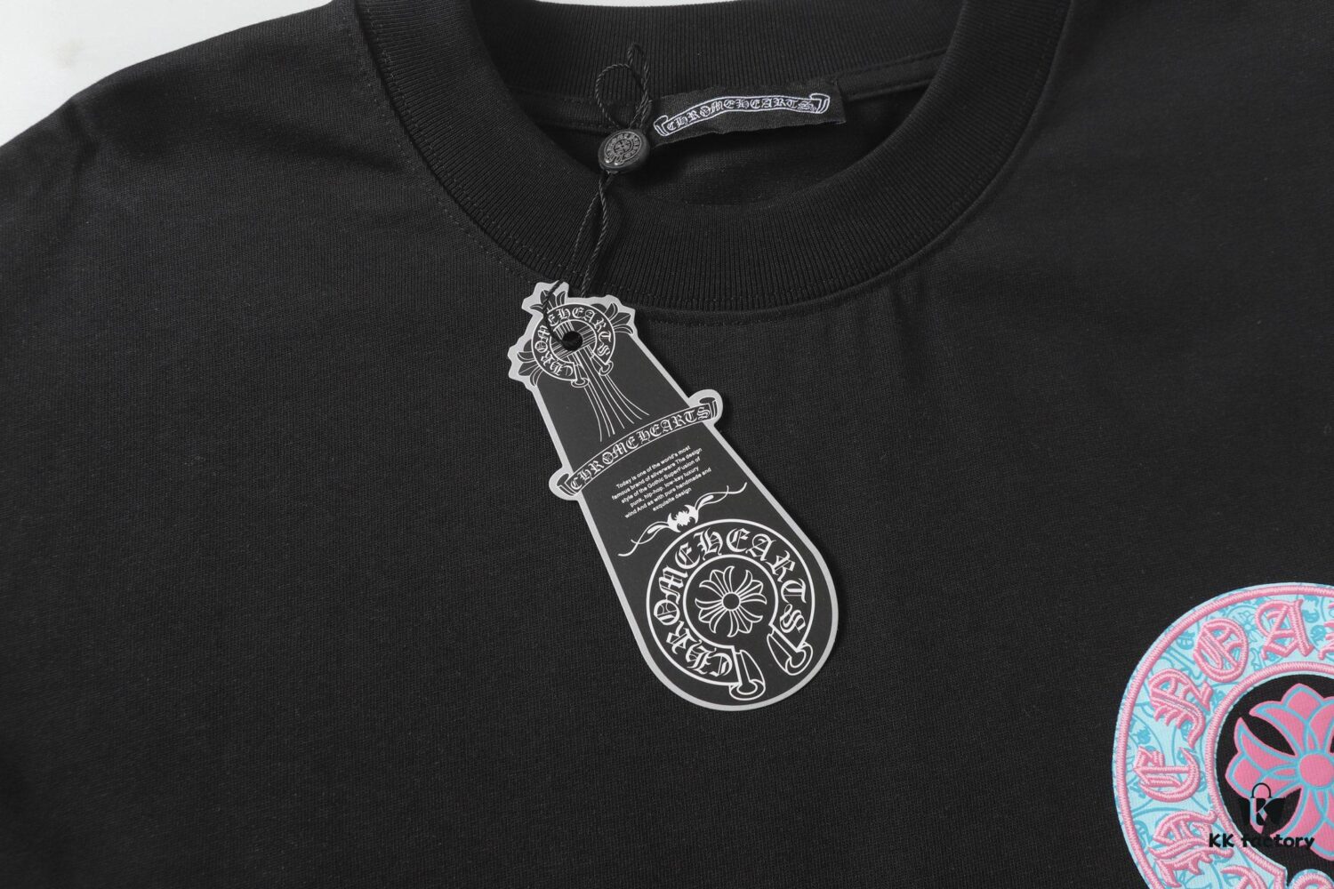 6931a382ccd8ab3d7af97bfd Chrome Hearts CH Horse Hoof Multicolor Painted Puff Print Short Sleeve T-Shirt