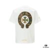 6931a383ccd8ab3d7af97c0b Chrome Hearts CH Cross Painted Horseshoe Short Sleeve T-Shirt