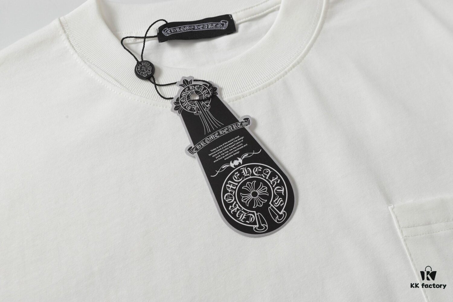 6931a383ccd8ab3d7af97c10 Chrome Hearts CH Cross Painted Horseshoe Short Sleeve T-Shirt