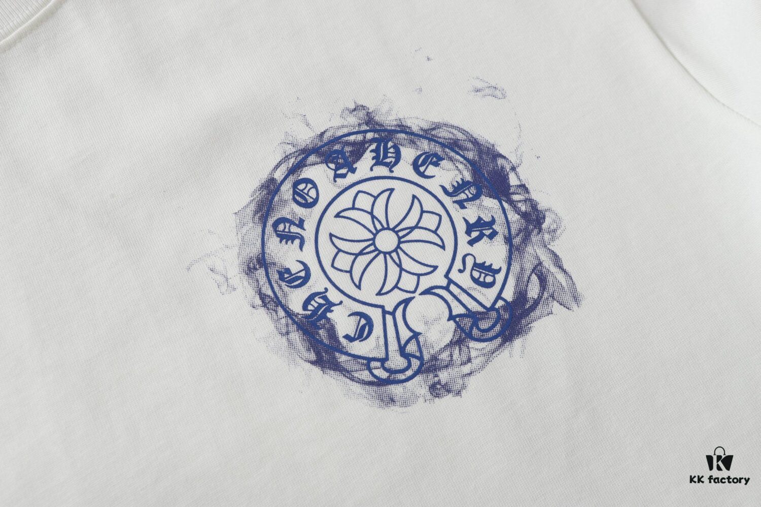 6931a385ccd8ab3d7af97c31 CH/Chrome Hearts 25SS Front and Back Logo Print Crew Neck Short Sleeve T-Shirt
