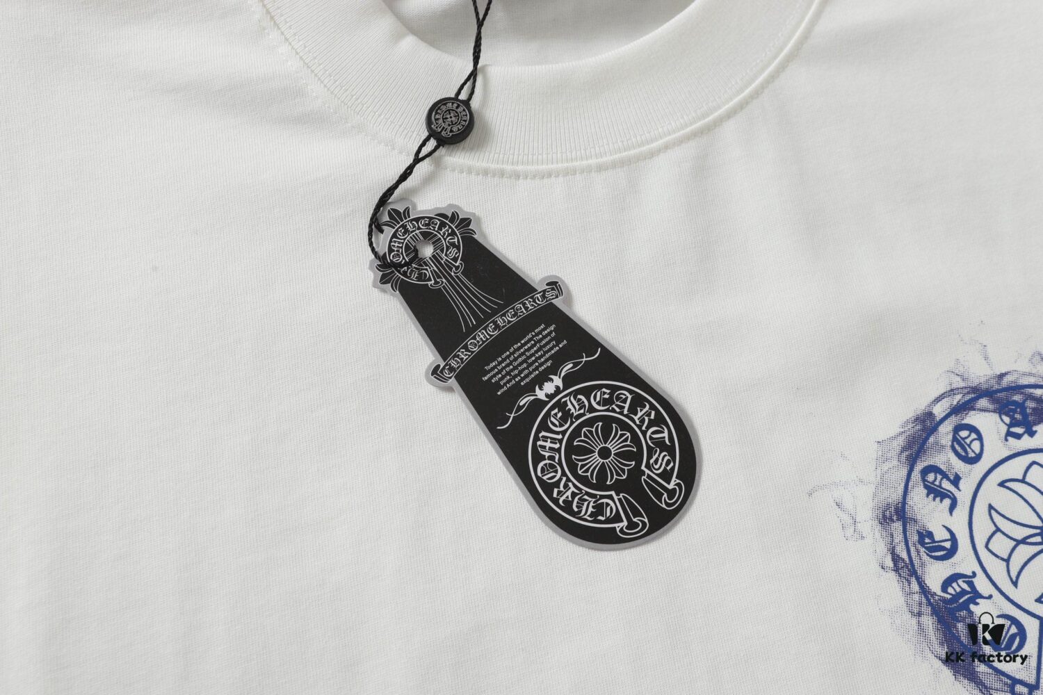 6931a385ccd8ab3d7af97c34 CH/Chrome Hearts 25SS Front and Back Logo Print Crew Neck Short Sleeve T-Shirt