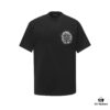6931a386ccd8ab3d7af97c41 CH/Chrome Hearts 25SS Front and Back Logo Print Crew Neck Short Sleeve T-Shirt
