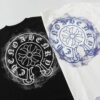 6931a386ccd8ab3d7af97c48 CH/Chrome Hearts 25SS Front and Back Logo Print Crew Neck Short Sleeve T-Shirt