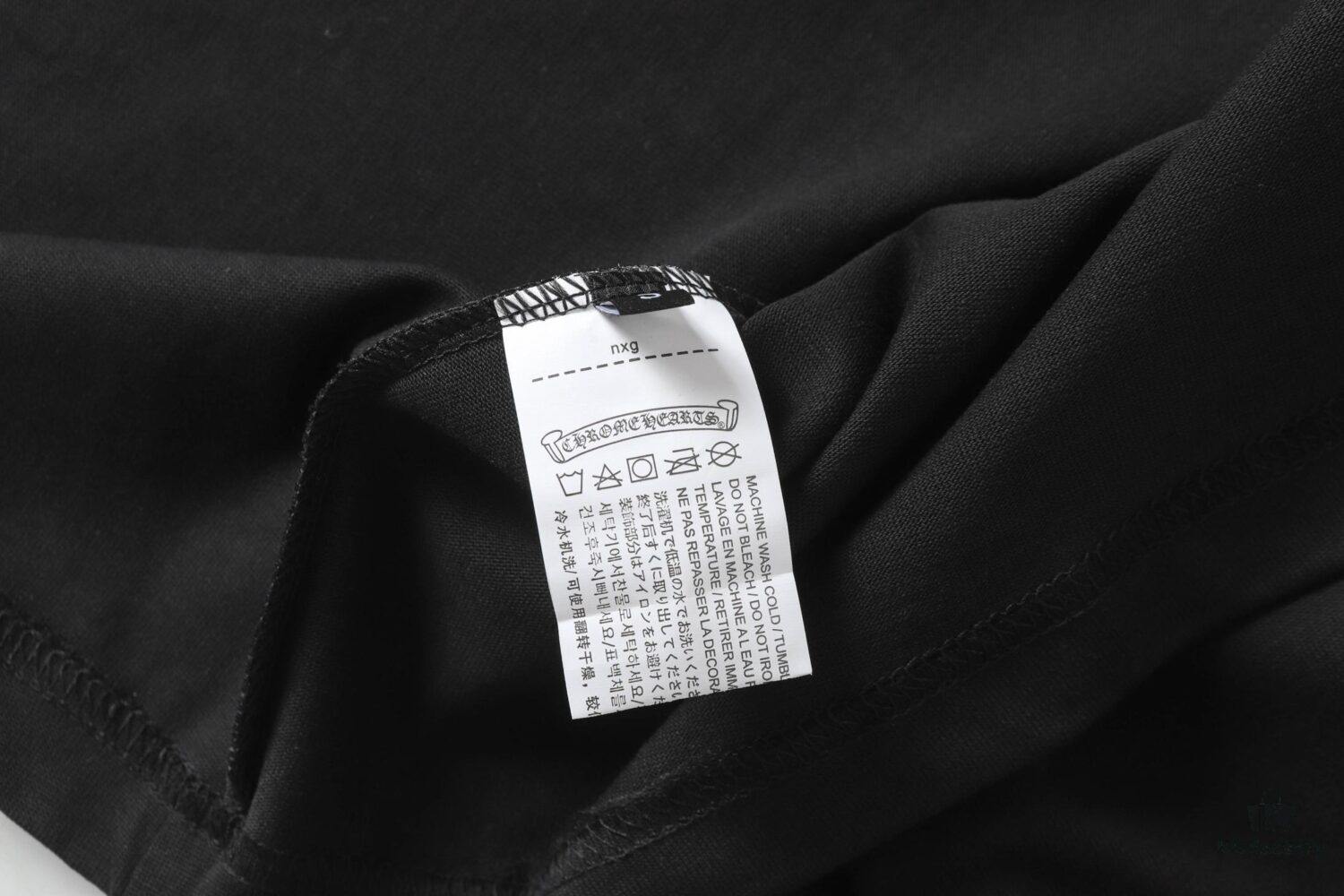 6931a387ccd8ab3d7af97c4e CH/Chrome Hearts 25SS Front and Back Logo Print Crew Neck Short Sleeve T-Shirt