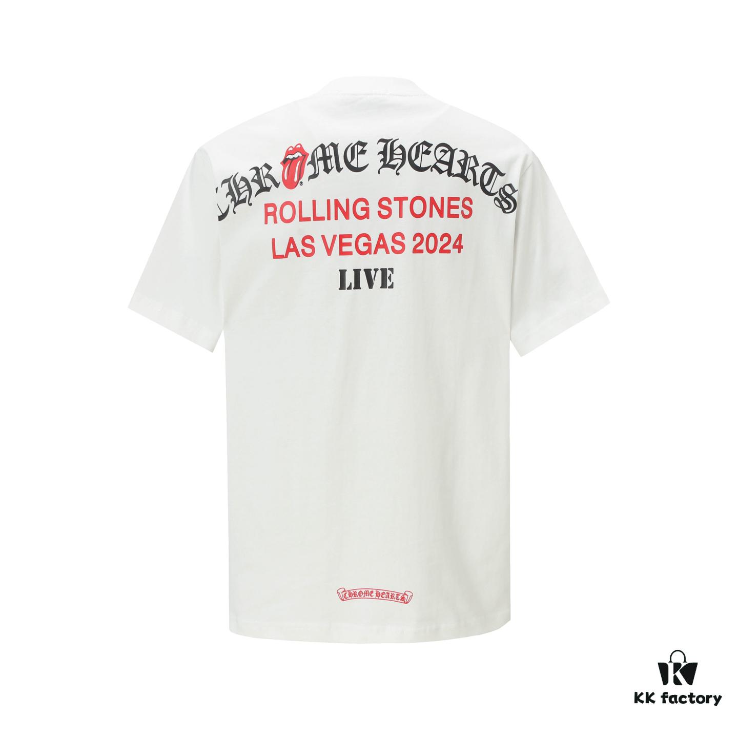 6931a387ccd8ab3d7af97c55 Chrome Hearts Sanskrit Print Letter Short Sleeve T-Shirt