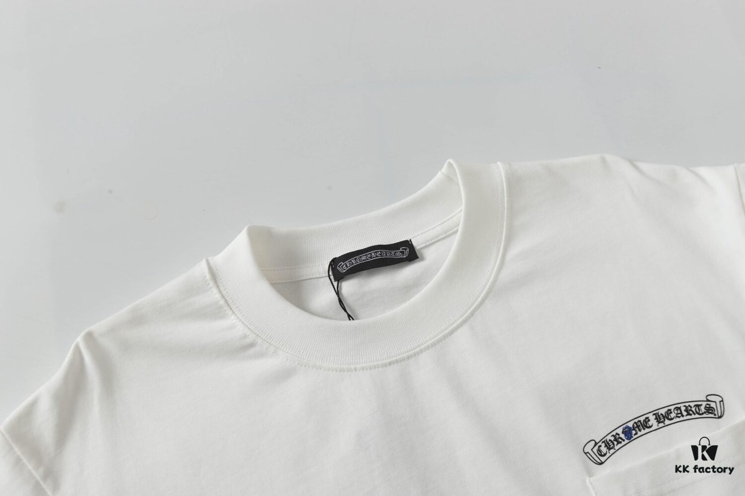 6931a387ccd8ab3d7af97c56 Chrome Hearts Sanskrit Print Letter Short Sleeve T-Shirt