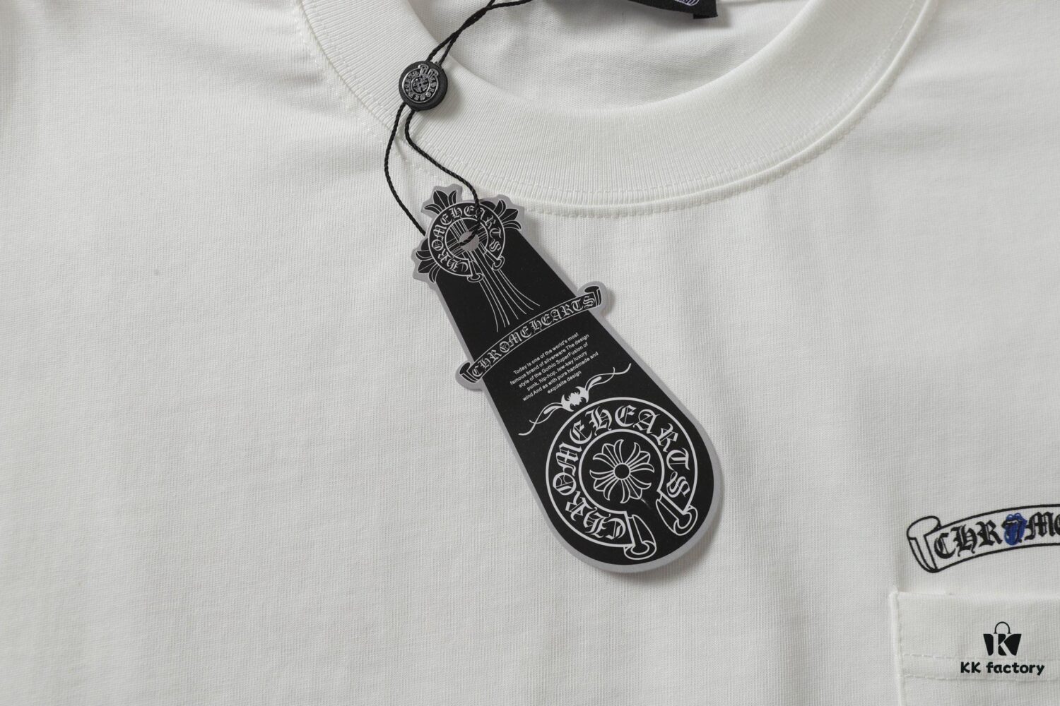 6931a387ccd8ab3d7af97c59 Chrome Hearts Sanskrit Print Letter Short Sleeve T-Shirt
