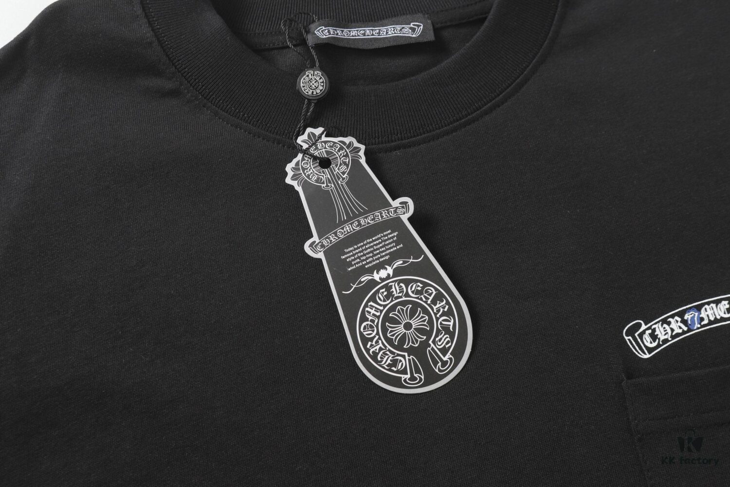 6931a388ccd8ab3d7af97c69 Chrome Hearts Sanskrit Print Letter Short Sleeve T-Shirt