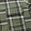 6931a389ccd8ab3d7af97c7b Chrome Hearts 24FW New Striped Plaid Patchwork Button Silver Accented Cardigan Shirt