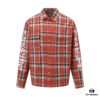 6931a389ccd8ab3d7af97c7c 24FW Chrome Hearts New Striped Plaid Patchwork Silver Button Cardigan Shirt
