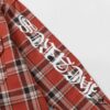 6931a389ccd8ab3d7af97c7f 24FW Chrome Hearts New Striped Plaid Patchwork Silver Button Cardigan Shirt