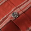 6931a38accd8ab3d7af97c83 24FW Chrome Hearts New Striped Plaid Patchwork Silver Button Cardigan Shirt
