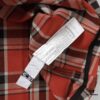 6931a38accd8ab3d7af97c87 24FW Chrome Hearts New Striped Plaid Patchwork Silver Button Cardigan Shirt