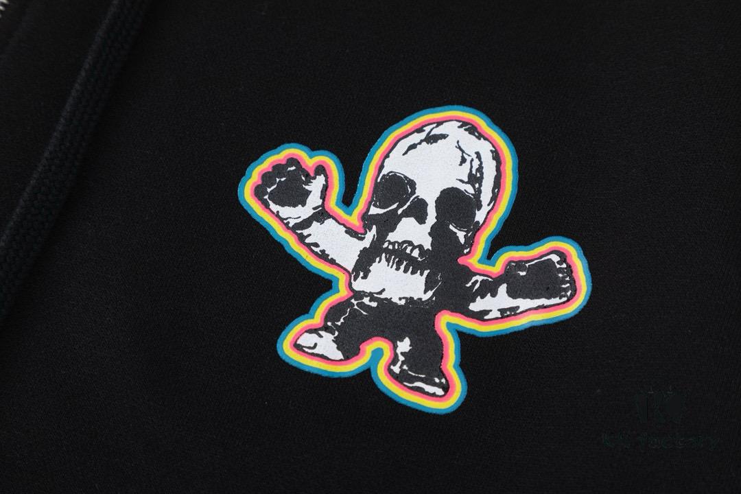6931a38bccd8ab3d7af97c97 Chrome Hearts Foti Limited Edition Colorful Print Zip-up Hoodie Jacket