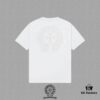 6931a38cccd8ab3d7af97cb6 CH Chrome Hearts 2025FW Short Sleeve T-Shirt with Arched Bridge Embroidery and Hollow Stitching, Premium 26s Double-Yarn 300g Fabric, Heavyweight Material, Custom Ribbed Trim with Matching Dye, Full Triple Labeling, Unisex Design