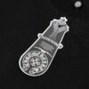 6931a38dccd8ab3d7af97cc5 CH Chrome Hearts 2025FW Short Sleeve T-Shirt with Arch Bridge Embroidery and Hollow Stitch, Premium 26s Double Yarn 300g Fabric, Heavyweight Material, Custom Stretch Ribbing Dyed in Same Dye Bath, Complete Three Labels, Unisex Design