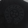 6931a38dccd8ab3d7af97cc9 CH Chrome Hearts 2025FW Short Sleeve T-Shirt with Arch Bridge Embroidery and Hollow Stitch, Premium 26s Double Yarn 300g Fabric, Heavyweight Material, Custom Stretch Ribbing Dyed in Same Dye Bath, Complete Three Labels, Unisex Design