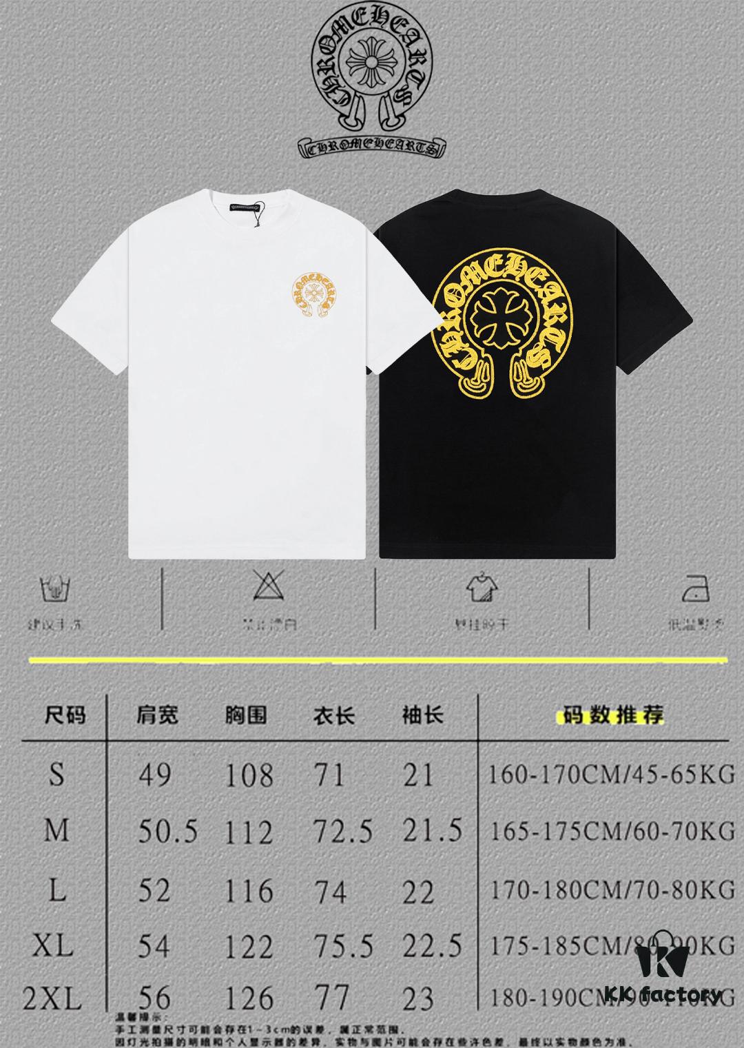 6931a38eccd8ab3d7af97cce CH Chrome Hearts 2025FW Short Sleeve T-Shirt with Arched Bridge Embroidery and Hollow Stitching, Premium 26s Double Yarn 300g Fabric, Heavyweight Material with Custom Ribbed Knit Cuffs Dyed in Same Dye Lot, Full Triple Labeling, Unisex Design