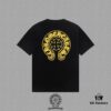 6931a38eccd8ab3d7af97cd7 CH Chrome Hearts 2025FW Short Sleeve T-Shirt with Arch Bridge Embroidery and Hollow-Out Design, Premium 26s Double-Yarn 300g Fabric, Heavyweight Material, Custom Spandex Ribbing Dyed in Same Dye Batch, Complete Three-Label Set, Unisex Style