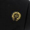 6931a38eccd8ab3d7af97cdc CH Chrome Hearts 2025FW Short Sleeve T-Shirt with Arch Bridge Embroidery and Hollow-Out Design, Premium 26s Double-Yarn 300g Fabric, Heavyweight Material, Custom Spandex Ribbing Dyed in Same Dye Batch, Complete Three-Label Set, Unisex Style